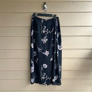 JohnPaulRichard Floral Maxi Skirt - Size L - Vintage 90's Grunge Punk